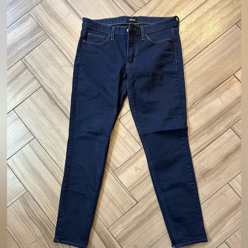 🌻HP!🌻 Hudson Krista Skinny Ankle Low rise Jeans 27 dark wash